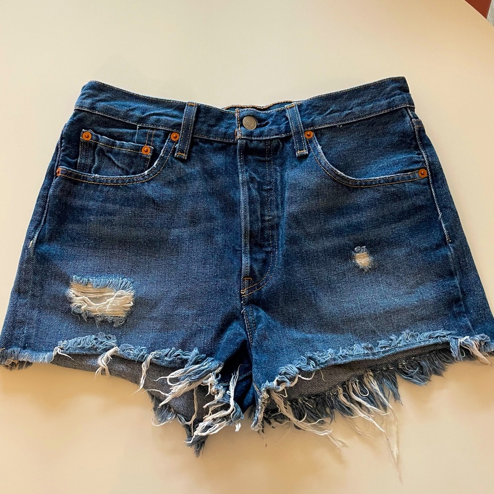 Levi’s 501 High-Rise Denim Shorts